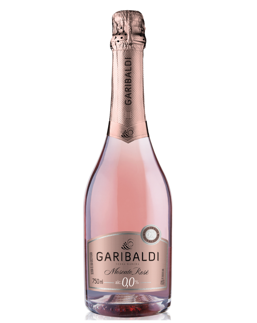 Garibaldi Moscato Zero Álcool Rosé | Produtos | Vinícola Garibaldi