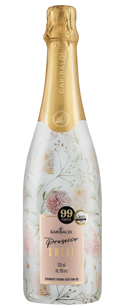 Espumante Garibaldi Prosecco rosé sweet